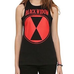 Marvel Black Widow Muscle Top (Hot Topic)